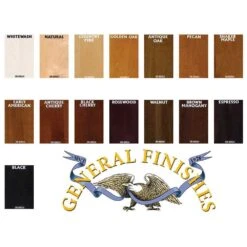 General Finishes Water Based Wood Stain, Brown Mahogany