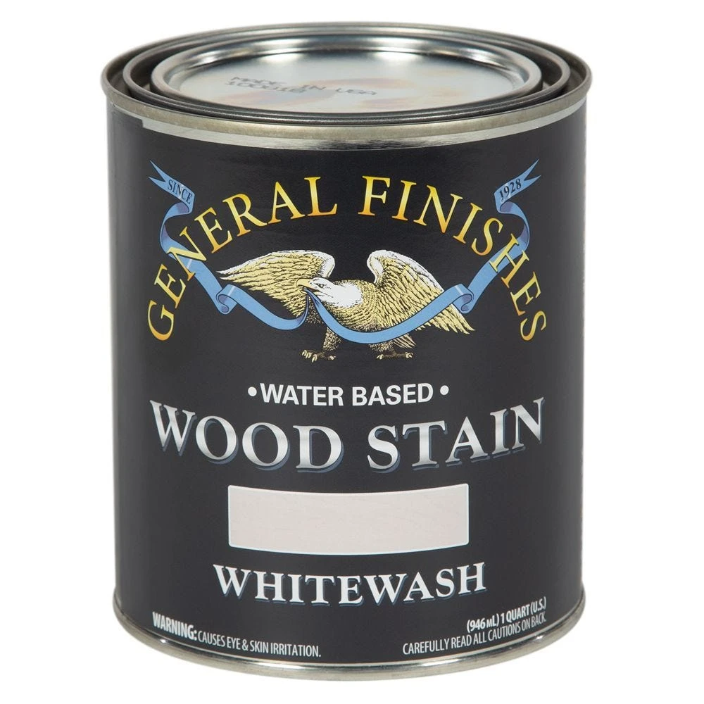 General Finishes Water Based Wood Stain, Whitewash 4 General Finishes Water Based Wood Stain, Whitewash - Image 2