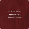 General Finishes Water Based Dye Stain, Empire Red, Pint -Sale Tools Shop 22902 01 1000
