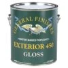 General Finishes Exterior 450 Water-based Top Coat Gloss, Gallon -Sale Tools Shop 23647 01 1000