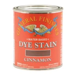 General Finishes Water Based Dye Stain, Cinnamon, Pint