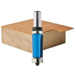 Rockler Double Bearing Shear Flush Trim Router Bit - 3/4" Dia X 1-1/2" H X 1/2" Shank -Sale Tools Shop 27867 04 1000