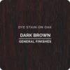 General Finishes Water Based Dye Stain, Dark Brown, Pint -Sale Tools Shop 27988 01 1000