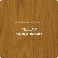 General Finishes Water Based Dye Stain, Yellow, Pint