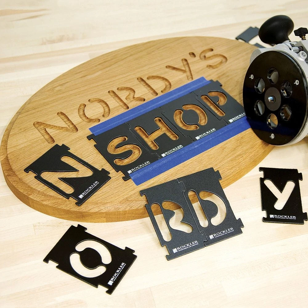 Rockler Interlock Signmaker's Template Kits, Comic Sans Font 3 Rockler Interlock Signmaker's Template Kits, Comic Sans Font