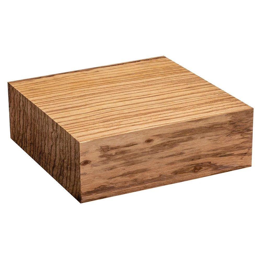 Zebrawood Bowl Turning Blank, 6'' X 6'' X 2'' 3 Zebrawood Bowl Turning Blank, 6'' X 6'' X 2''