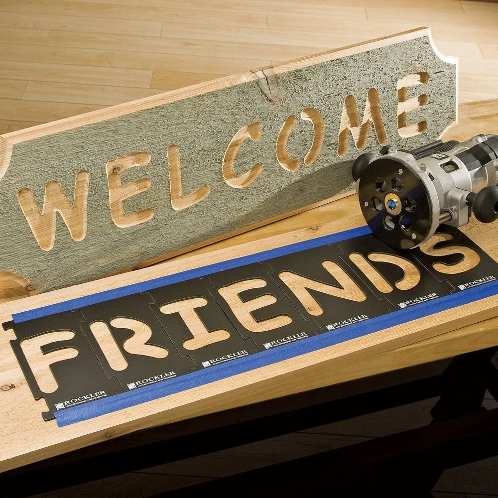 Rockler Interlock Signmaker's Template Kits, Comic Sans Font 8 Rockler Interlock Signmaker's Template Kits, Comic Sans Font - Image 6