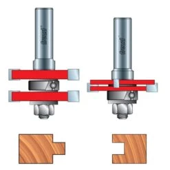 Freud® 99-036 Adjustable Tongue & Groove Router Bit Set - 1/2" Shank 5 Freud® 99-036 Adjustable Tongue & Groove Router Bit Set - 1/2" Shank -Sale Tools Shop 38193 01 1000
