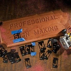 Rockler Interlock Signmaker's Template Kits, State Park Font -Sale Tools Shop 48356 23 1000