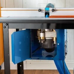 Dust Right Router Table Dust Bucket With Dual Port -Sale Tools Shop 56248 04 1000