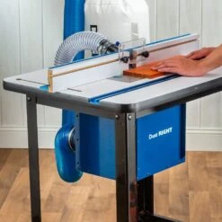 Dust Right Router Table Dust Bucket With Dual Port -Sale Tools Shop 56248 09 1000