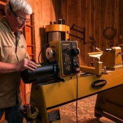 Powermatic 3520C Lathe With Legs And 6'' Riser Blocks, 2HP, 220V, 1-Phase -Sale Tools Shop 58433 08 1000