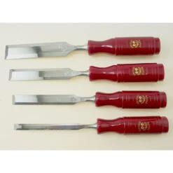 Two Cherries - Bevel Edge Chisel-Plastic Handle Set/4
