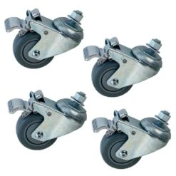 Set Of 4 Swiveling/Locking Casters For Jet Drum Sanders