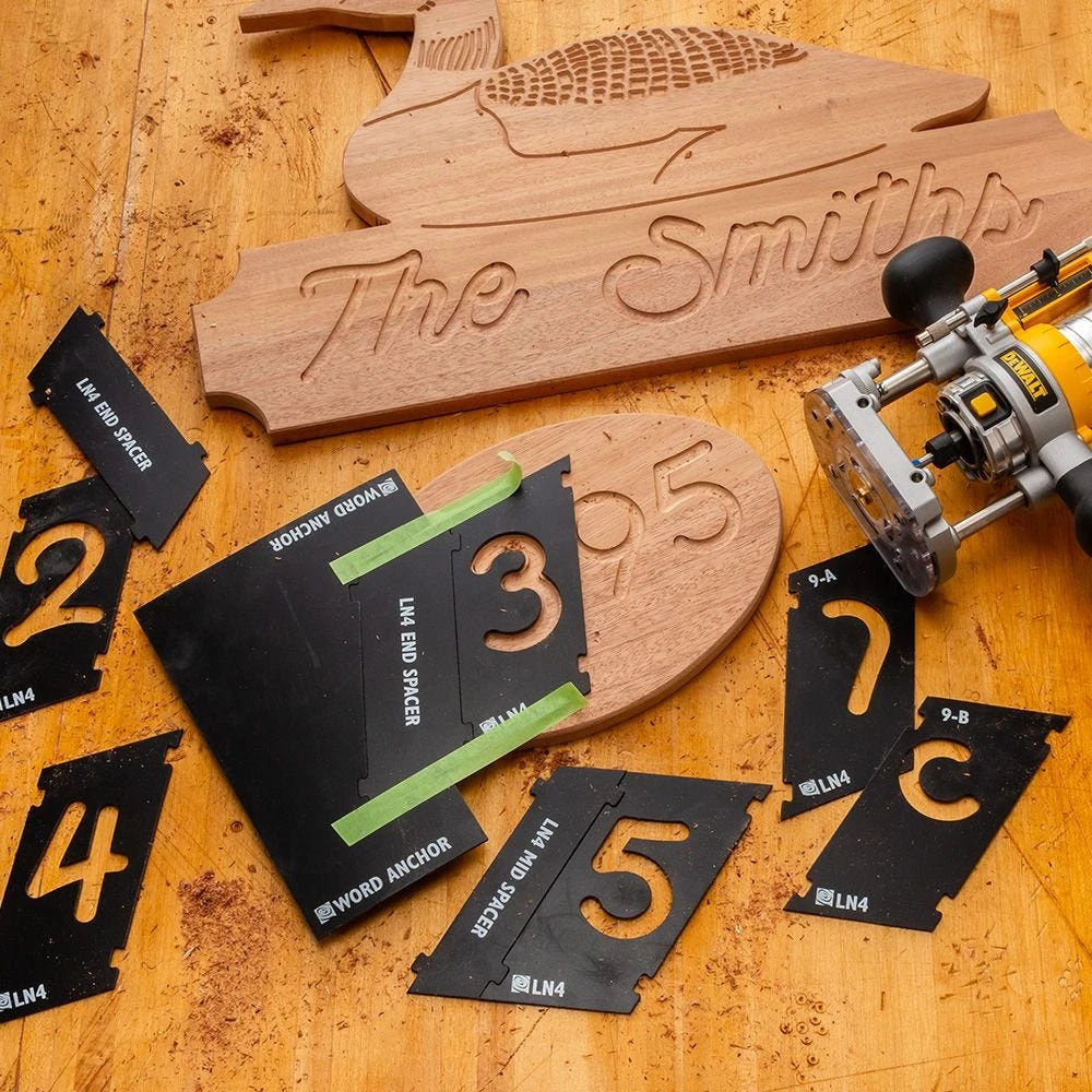 Rockler Interlock Signmaker's Templates, Script Font 11 Rockler Interlock Signmaker's Templates, Script Font - Image 9