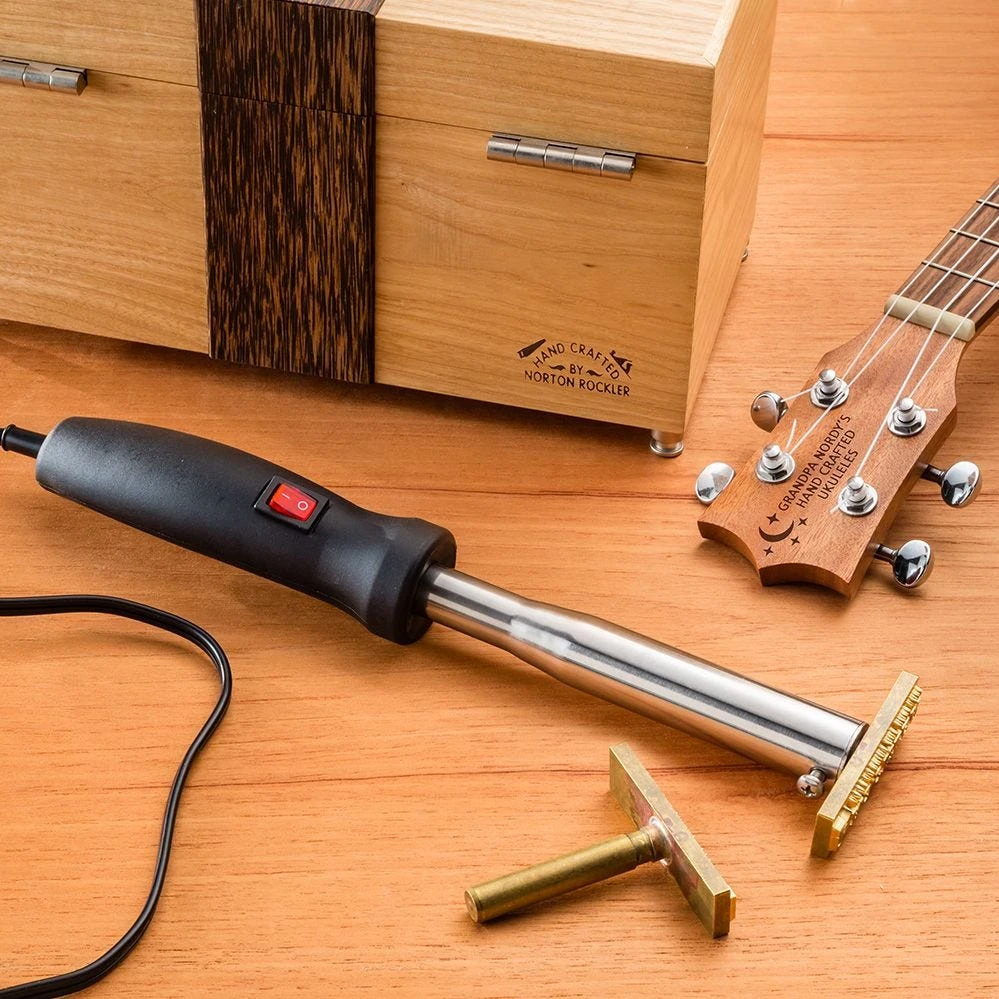 Customized Electric Branding Iron Gift Set With Two Heads 3 Customized Electric Branding Iron Gift Set With Two Heads