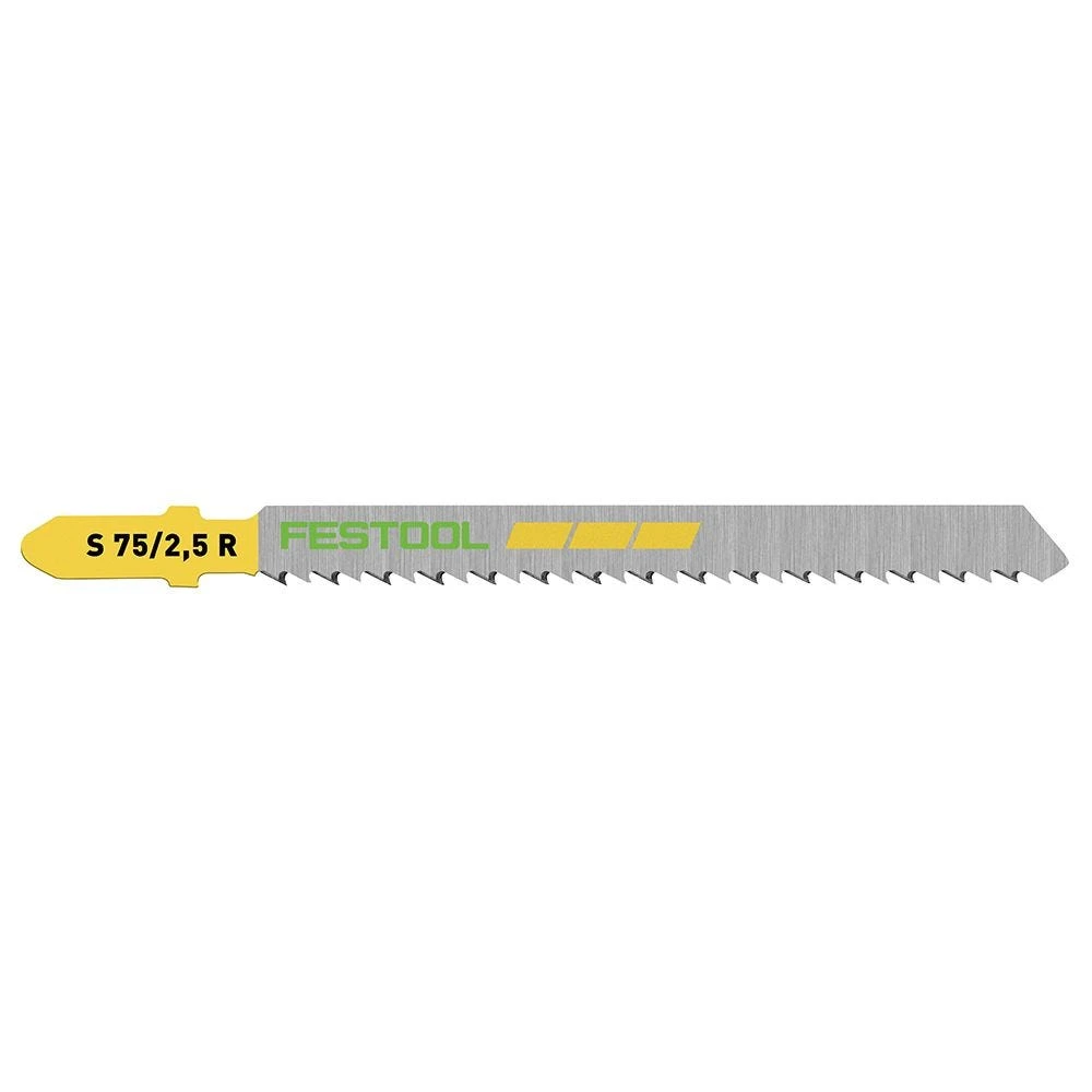 Festool Jigsaw Blades, Wood Fine Cut, Reverse Teeth, S 75/2,5 R/5, 5-Pack (204259) 3 Festool Jigsaw Blades, Wood Fine Cut, Reverse Teeth, S 75/2,5 R/5, 5-Pack (204259)