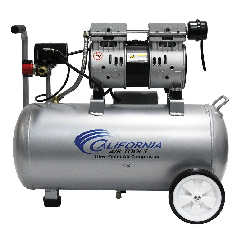 California Air Tools Ultra Quiet Air Compressor 8010, 1HP, 8-Gallon Steel Tank 3 California Air Tools Ultra Quiet Air Compressor 8010, 1HP, 8-Gallon Steel Tank