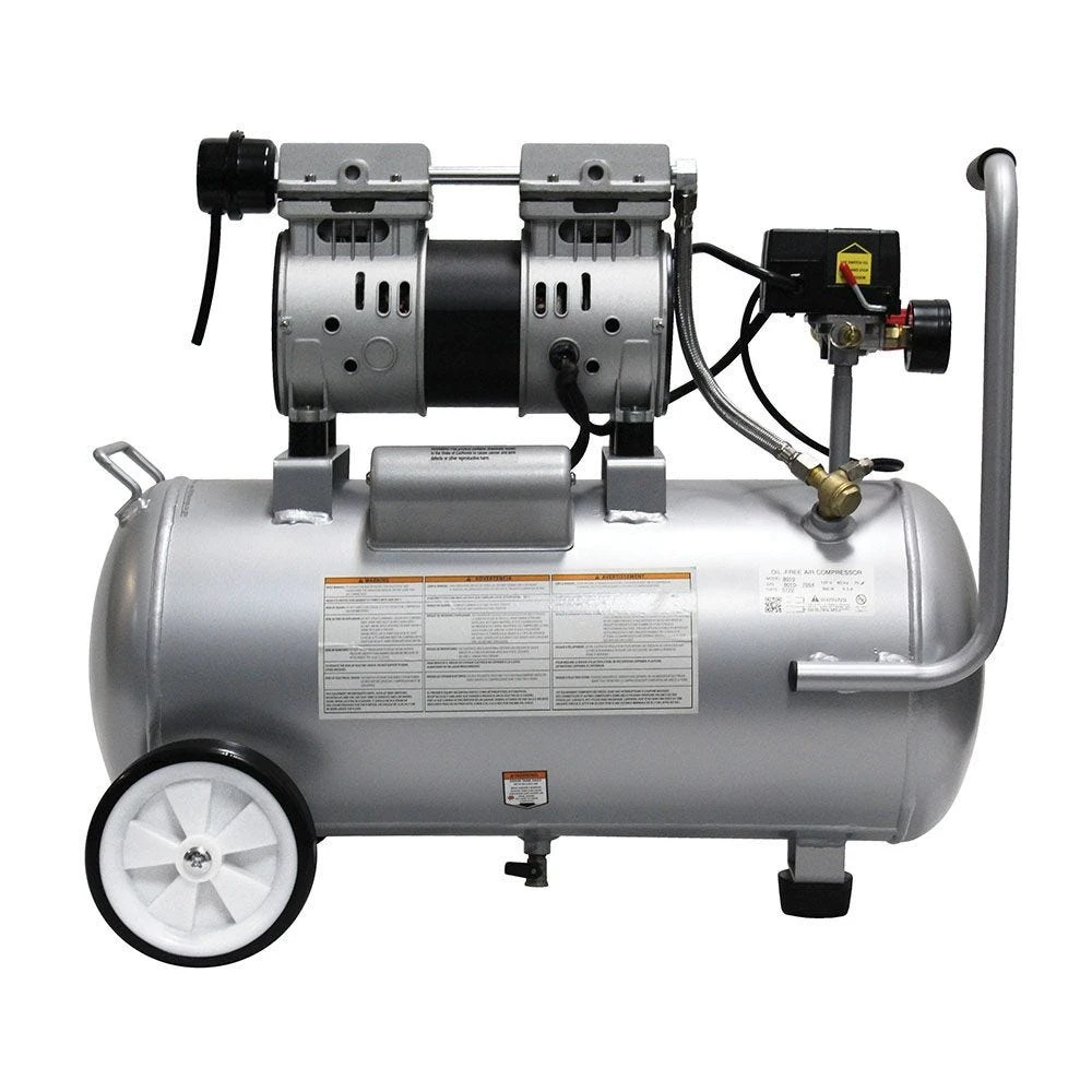 California Air Tools Ultra Quiet Air Compressor 8010, 1HP, 8-Gallon Steel Tank 4 California Air Tools Ultra Quiet Air Compressor 8010, 1HP, 8-Gallon Steel Tank - Image 2