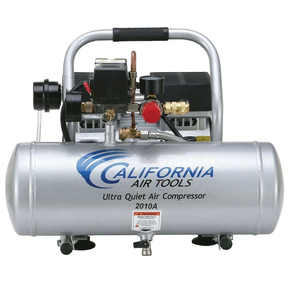 California Air Tools Ultra Quiet Air Compressor 2010A, 1HP, 2-Gallon 3 California Air Tools Ultra Quiet Air Compressor 2010A, 1HP, 2-Gallon