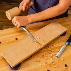 Rockler 5-Piece Through-Tang Chisel Set Plus Honing Guide And Stone -Sale Tools Shop 82703 04 1000