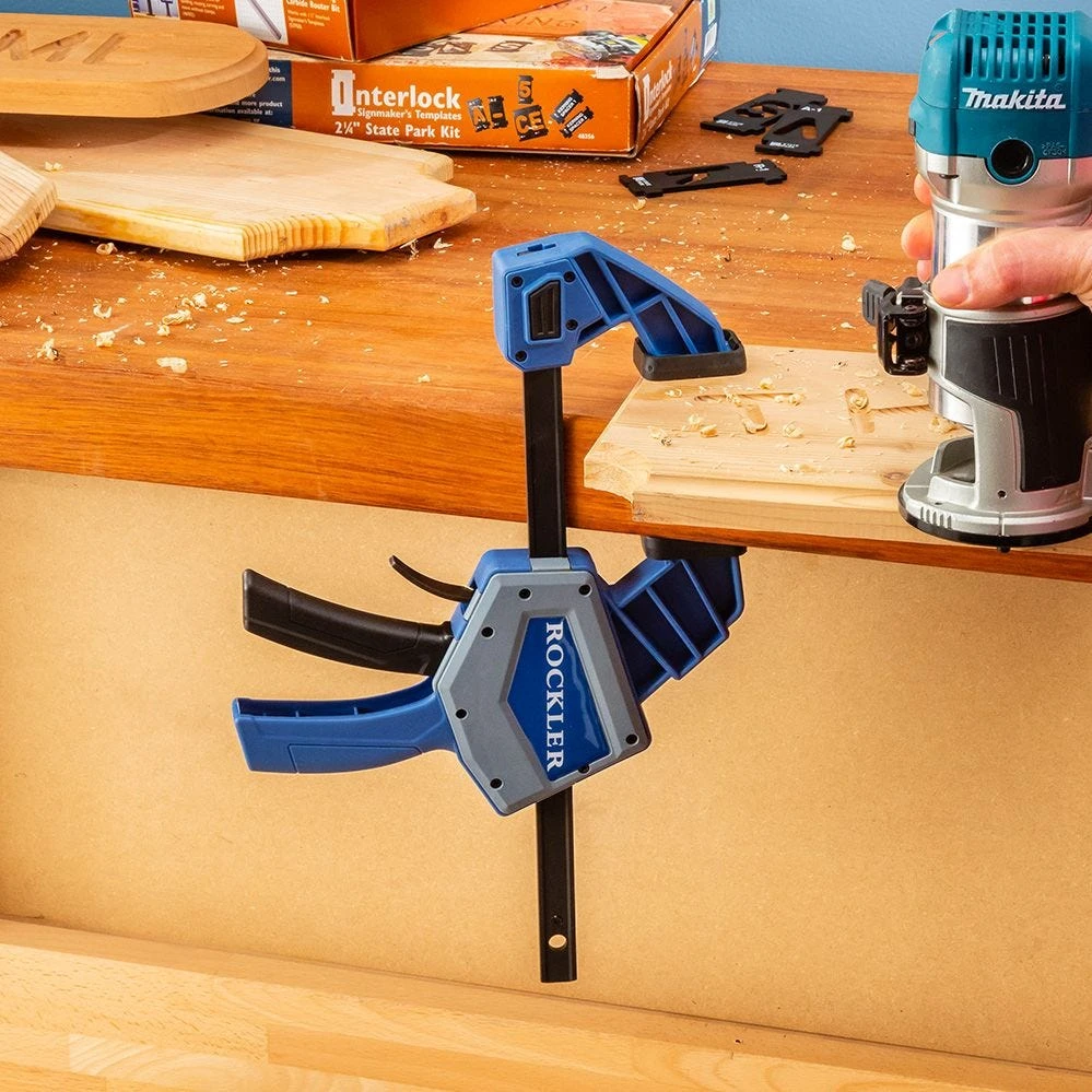 Rockler One-Handed Bar Clamp 11 Rockler One-Handed Bar Clamp - Image 9