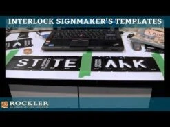 Rockler Interlock Signmaker's Template Kits, State Park Font -Sale Tools Shop hqdefault 22 74