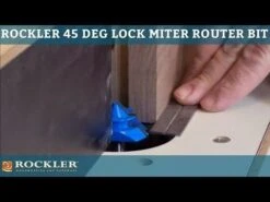 Rockler 45° Lock Miter Router Bits - 1/2'' Shank -Sale Tools Shop hqdefault 31 27